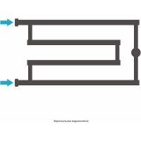 Водяной полотенцесушитель Сунержа High-Tech+ G 320x650 Хром арт-00-4051-3265 — фото 2, Водяные полотенцесушители