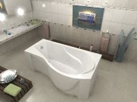 Товар: Акриловая ванна Bas Капри 170x95 R без гидромассажа арт-В 00016 - фото 3 Акриловая ванна Bas Капри 170x95 R без гидромассажа арт-В 00016 — фото 3, Акриловые ванны