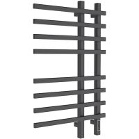 Электрический полотенцесушитель Melodia della vita Country Electro Ferrum 40х80 П8 Черн арт-MTRСEF4080bk — фото 1, Электрические полотенцесушители