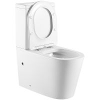 Унитаз компакт Iberica Blanca Burgos Alto с бачком и сиденьем Микролифт арт-IB.BRA.121.1B1 — фото 9, Напольные унитазы