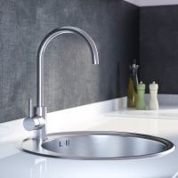 Смеситель для кухни Iddis Kitchen Хром арт-K05STJ0i05 — фото 4, Смесители для кухни