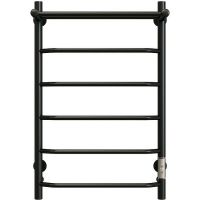 Электрический полотенцесушитель Aringa Киото 80x50 с полкой Черный арт-AR03003BL — фото 5, Электрические полотенцесушители