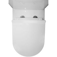 Унитаз компакт Azario Fretta Round с бачком и сиденьем Микролифт арт-AZ-1217+AZ-1216 — фото 8, Напольные унитазы