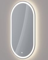 Товар: Зеркало LUNO , 55*100см, сенсорный выключатель, LED-подсветка, ф-ция антизапотевания арт-99.2007 - фото 4 Зеркало LUNO , 55*100см, сенсорный выключатель, LED-подсветка, ф-ция антизапотевания арт-99.2007 — фото 4, Зеркала в ванную комнату