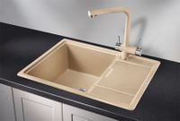 Granula-, кухонная мойка, кварц арт-6503, ПЕСОК — фото 2, Кухонные мойки