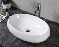 Раковина-чаша Bond 60 Белая глянцевая арт-S58-600 — фото 5, Раковины накладные