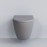 Унитаз Ambassador Queen подвесной Серый матовый без сиденья арт-113T20301R — фото 9, Подвесные унитазы