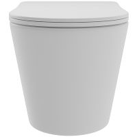 Унитаз Aqueduto Cone Plus подвесной Белый матовый с сиденьем Микролифт арт-CONT0220 — фото 3, Подвесные унитазы