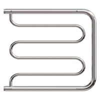 Водяной полотенцесушитель Point Фокстрот 600x500 с полкой Хром арт-PN25665P — фото 2, Водяные полотенцесушители