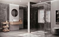 Товар: Душевой уголок Ambassador Kingston 100x90 профиль Хром стекло прозрачное арт-14011121 - фото 4 Душевой уголок Ambassador Kingston 100x90 профиль Хром стекло прозрачное арт-14011121 — фото 4, Прямоугольные душевые уголки