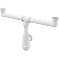 Сифон для кухонной мойки Alcaplast Белый арт-A448-DN50/40 — фото 1, Сифоны для кухонной мойки