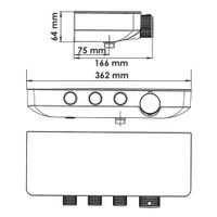 Elbe Термостатический смеситель для ванны и душа арт-7499 Thermo — фото 5, Смеситель для душа