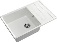 GRANFEST Мойка LEVEL 760L 1-чаша+крыло 760*500 иней арт.GF- арт-LV-760L иней — фото 1, Кухонные мойки