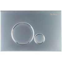 Клавиша смыва BelBagno Sfera Хром матовый арт-BB016-SR-CHROME.M — фото 1, Кнопки смыва