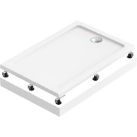 Акриловый поддон для душа Bas Олимпик 120х80 Белый арт-ПН00056 — фото 1, Акриловые душевые поддоны