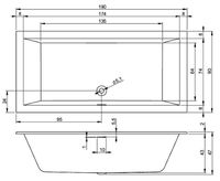 Товар: Акриловая ванна Riho Rething Cubic 190х90 (BR1100500000000) без гидромассажа арт-B109001005 - фото 2 Акриловая ванна Riho Rething Cubic 190х90 (BR1100500000000) без гидромассажа арт-B109001005 — фото 2, Акриловые ванны