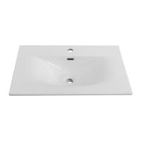 Керамическая раковина CEZARES арт-CZR-8099-70 — фото 2, Раковины встраиваемые сверху