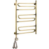 Электрический полотенцесушитель Domoterm Офелия П9 500x700 АБР EL Античная бронза арт-ОфелияП9500x700АБРEL — фото 1, Электрические полотенцесушители