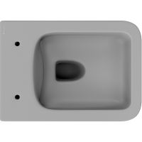 Товар: Унитаз Aqueduto Macio подвесной Серый матовый с сиденьем Микролифт арт-MAC0130 - фото 2 Унитаз Aqueduto Macio подвесной Серый матовый с сиденьем Микролифт арт-MAC0130 — фото 2, Подвесные унитазы