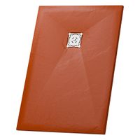 Душевой поддон  80*100*2,5 RGW ST-0108Tr Терракот/Прямоуг Ø 90 мм Каменный арт-16152810-11 — фото 1, Душевые поддоны из искусственного камня