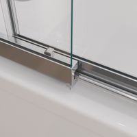 Душевая шторка на ванну CEZARES арт-SLIDER-VF-11-90/150-C-Cr — фото 5, Шторки для ванной раздвижные