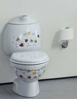 Товар: Унитаз компакт Creavit Cocuk Белый с декором без сиденья и бачка арт-CK310-11CB00E-FF00 - фото 2 Унитаз компакт Creavit Cocuk Белый с декором без сиденья и бачка арт-CK310-11CB00E-FF00 — фото 2, Напольные унитазы