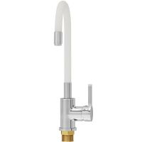 Смеситель для кухни Aringa Твид Хром Белый арт-AR02021WH — фото 5, Смесители для кухни