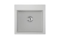 Granula-ES- (БЕЛЫЙ), кухонная мойка, кварц, ESTETICA арт-5201, АРКТИК — фото 2, Кухонные мойки