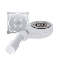 Сифон для поддонов с переходником RGW S-016 90 Хром к поддону ST арт-50241600-01 — фото 1, Сифоны для поддонов