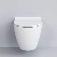 Унитаз Ambassador Queen подвесной Белый глянцевый без сиденья арт-113T20001R — фото 9, Подвесные унитазы