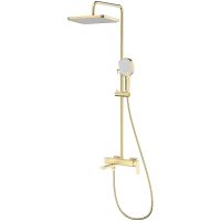 Душевая система Raglo Золото матовое арт-R30.24.03 — фото 1, Душевые стойки