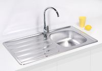 Мойка для кухни ZOOM 30 NAT-90 860X500 в комплекте с сифоном 1130550, арт-1098773.0 — фото 3, Кухонные мойки