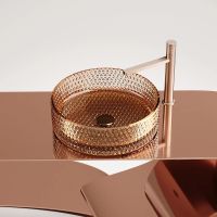 Раковина-чаша Ceramicanova Cristal 36 Бежевая арт-CN6058 — фото 11, Раковины накладные