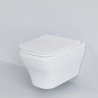 Унитаз Ambassador Benefit подвесной Белый глянцевый с сиденьем Микролифт арт-203T20001R-202T20001S — фото 8, Подвесные унитазы