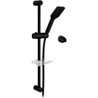 Душевой гарнитур E.C.A. Tiera Черный матовый арт-102146029C1EX — фото 1, Душевые гарнитуры на штанге