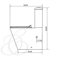 Унитаз компакт Caprigo Vittoria с бачком и сиденьем Микролифт арт-V-1013 — фото 2, Напольные унитазы