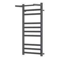 Полотенцесушитель электрический Point Меркурий П9 500x1000 с полкой, диммер справа, графи арт-PN83850PGR — фото 3, Электрические полотенцесушители