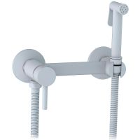 Гигиенический душ со смесителем CeramaLux Белый матовый арт-DRS/005 — фото 1, Гигиенические души