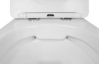 Унитаз Azario Grado подвесной Белый с сиденьем Микролифт арт-AZ-0046 — фото 9, Подвесные унитазы