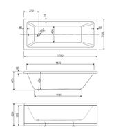 Товар: Акриловая ванна CEZARES арт-PLANE SOLO-170-70-45-W37 - фото 3 Акриловая ванна CEZARES арт-PLANE SOLO-170-70-45-W37 — фото 3, Акриловые ванны