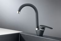 Granula- (чёрный металлик), СМЕСИТЕЛЬ КУХОННЫЙ арт-1024, ШВАРЦ — фото 1, Смесители для кухни