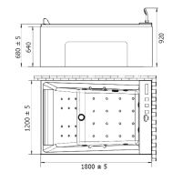 Товар: Акриловая ванна Orans 120x180 R с гидромассажем арт-65105r0 - фото 3 Акриловая ванна Orans 120x180 R с гидромассажем арт-65105r0 — фото 3, Акриловые ванны