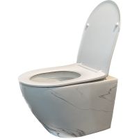 Унитаз биде Laguraty подвесной с сиденьем Микролифт арт-038BM — фото 7, Подвесные унитазы