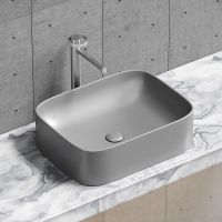 Товар: Раковина-чаша Ceramicanova Element 51 Антрацит матовый арт-CN6052MH - фото 7 Раковина-чаша Ceramicanova Element 51 Антрацит матовый арт-CN6052MH — фото 7, Раковины накладные