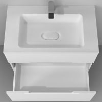 Раковина Jorno Modul 80 Белая арт-Mol.08.80/W — фото 3, Раковины встраиваемые сверху