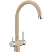 Смеситель для кухни Milacio Ultra Бежевый арт-MCU.554.BG — фото 1, Смесители для кухни