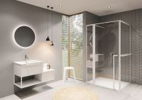 Товар: Душевой уголок Riho Lucid GD203 110х90 (GD211B090) профиль Черный стекло прозрачное арт-G005017121 - фото 2 Душевой уголок Riho Lucid GD203 110х90 (GD211B090) профиль Черный стекло прозрачное арт-G005017121 — фото 2, Прямоугольные душевые уголки