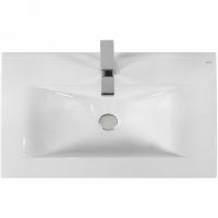 Товар: Раковина Bond 70 Белая глянцевая арт-S05-700 - фото 5 Раковина Bond 70 Белая глянцевая арт-S05-700 — фото 5, Раковины встраиваемые сверху