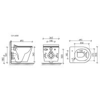 Товар: Комплект унитаза с инсталляцией Ceramicanova Balearica с сиденьем Микролифт и клав арт-CN6000_1002M_1000 - фото 5 Комплект унитаза с инсталляцией Ceramicanova Balearica с сиденьем Микролифт и клав арт-CN6000_1002M_1000 — фото 5, Комплекты унитаз + инсталляция