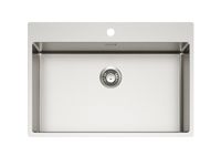 Мойка для кухни NOX 130 BRS 740x515x200 в комплекте с интегрированным сифоном арт-1149938.0 — фото 1, Кухонные мойки